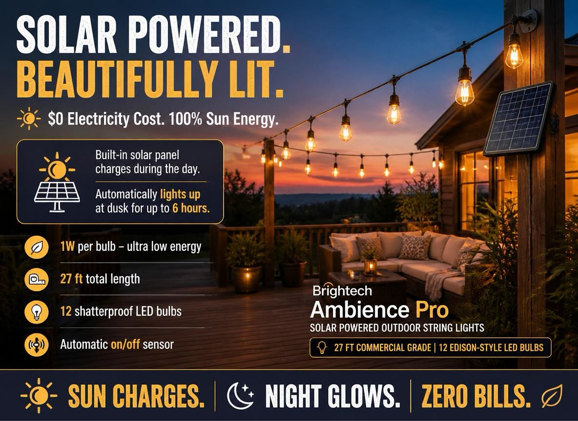 Solar String Lights Outdoor: 7 Ways Brightech Ambience Pro Enhances Your Space
