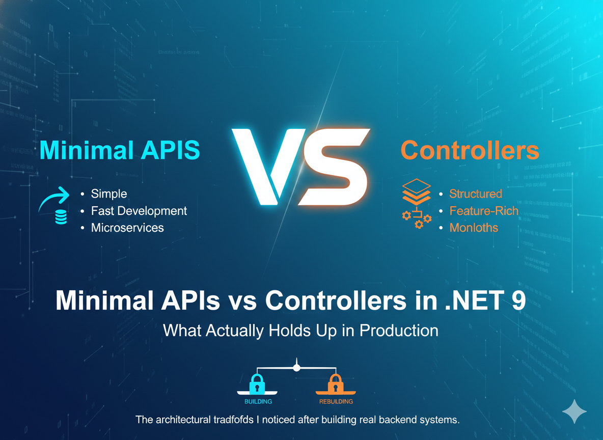 Minimal APIs vs Controllers in .NET 9: What Actually Holds Up in Production