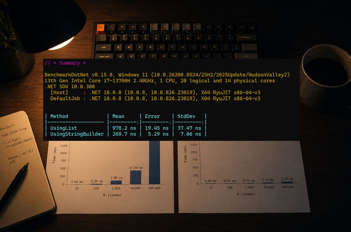 Benchmark Your C# Code Before Someone Else Does It For You