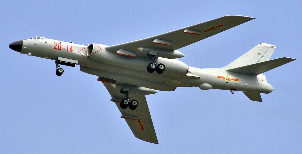 Resultado de imagem para xian h-6k bomber