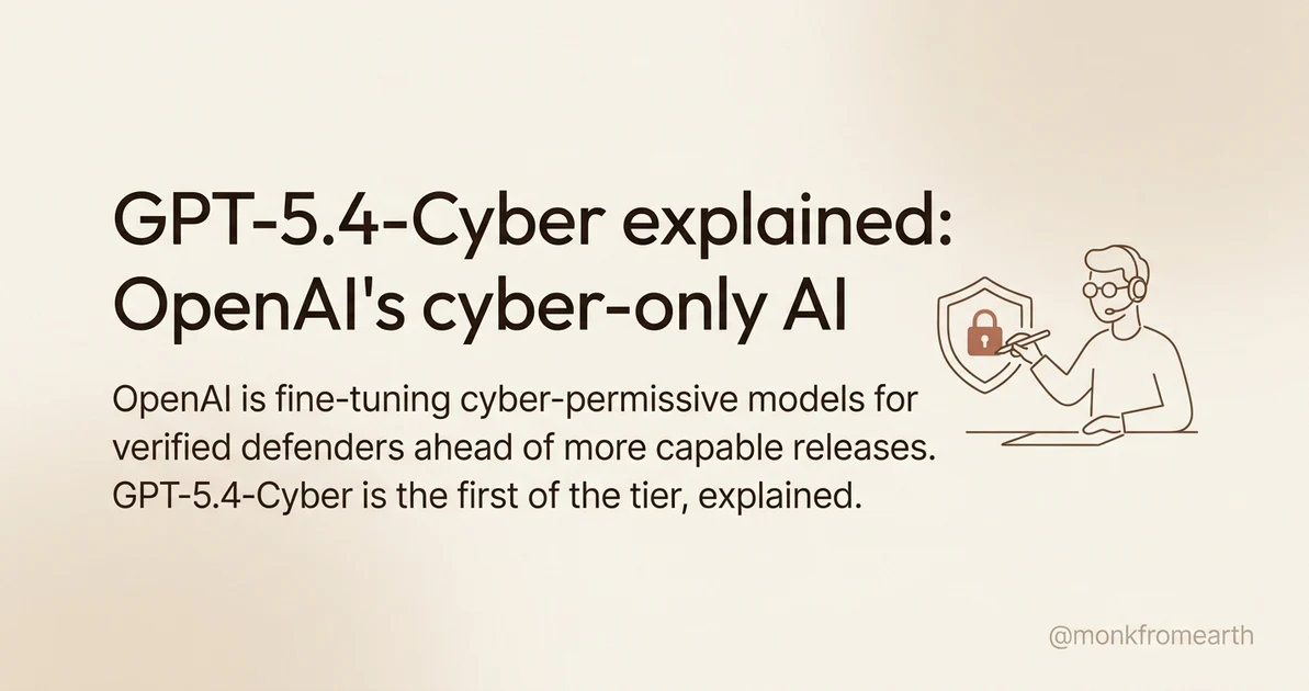 OpenAI’s GPT-5.4-Cyber is defender tooling shipped before the next capability jump