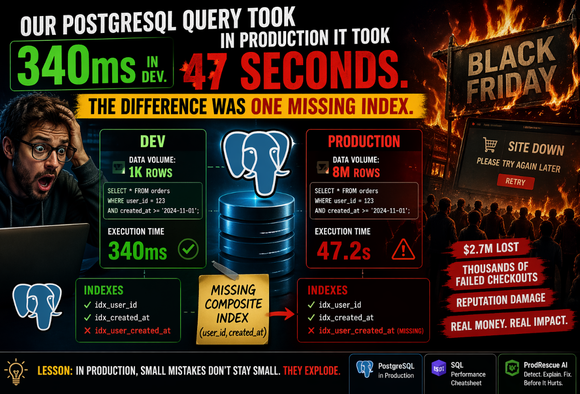 Our PostgreSQL Query Took 340ms in Dev.