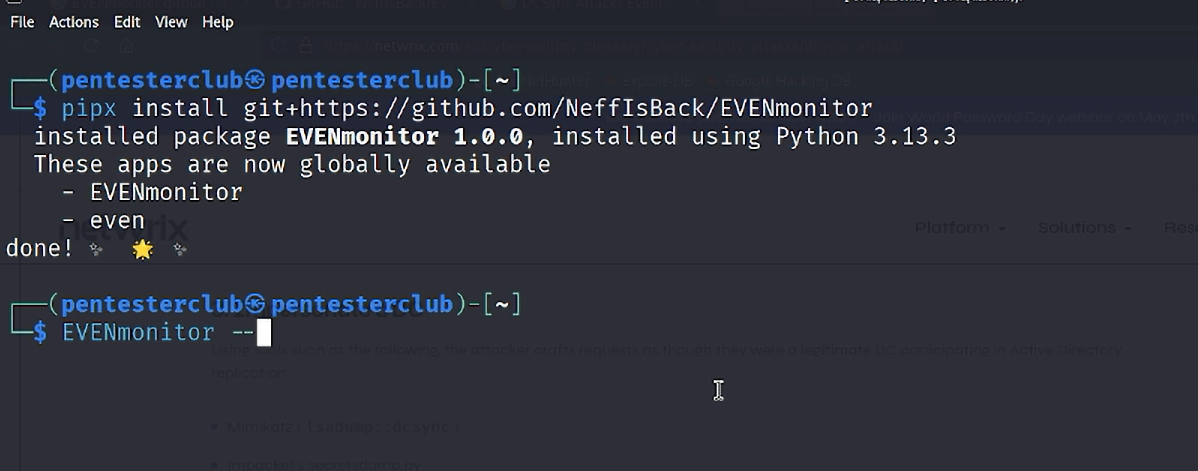 Blue Teaming Active Directory: EVENmonitor