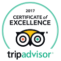 Trip Advisor 2017 Certificate of Excellence Hotel