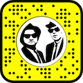 Snapcode to download the Blues Brothers lens