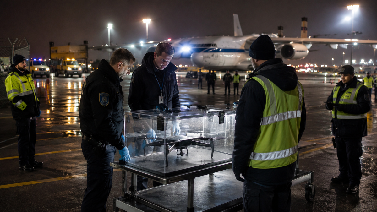 German Police Open Terrorism Probe After Explosive Drone Found at Leip