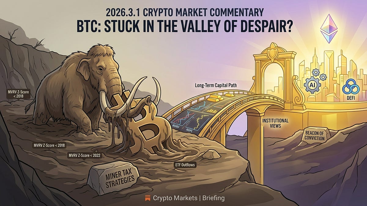 2026.3.1 Crypto Market Commentary — BTC Stuck in the Valley of Despair