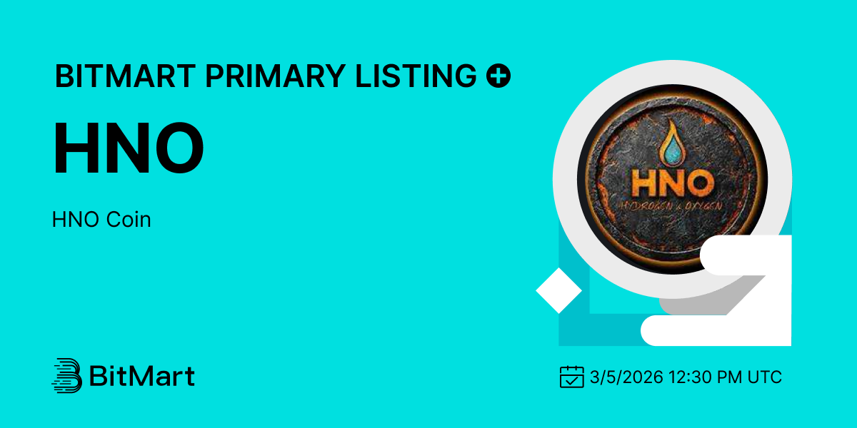 HNO Coin (HNO), Listed on BitMart Exchange