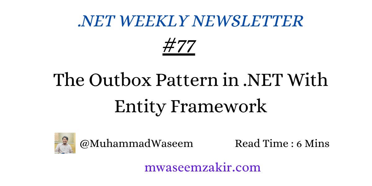 The Outbox Pattern in .NET