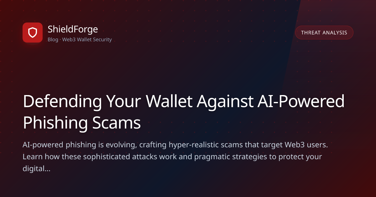 Defending Your Wallet Against AI-Powered Phishing Scams