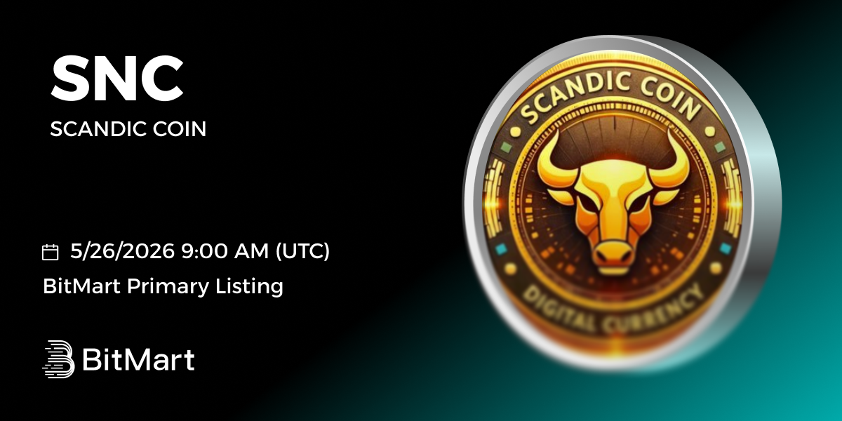 SCANDIC COIN(SNC), Listed on BitMart Exchange