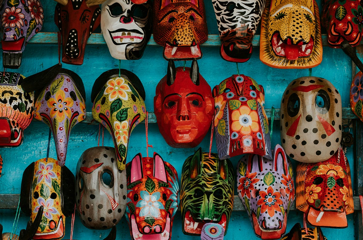Colourful masks