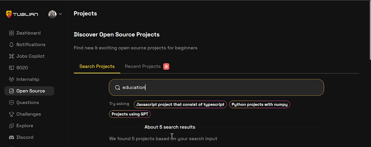 Open Source projects by interest