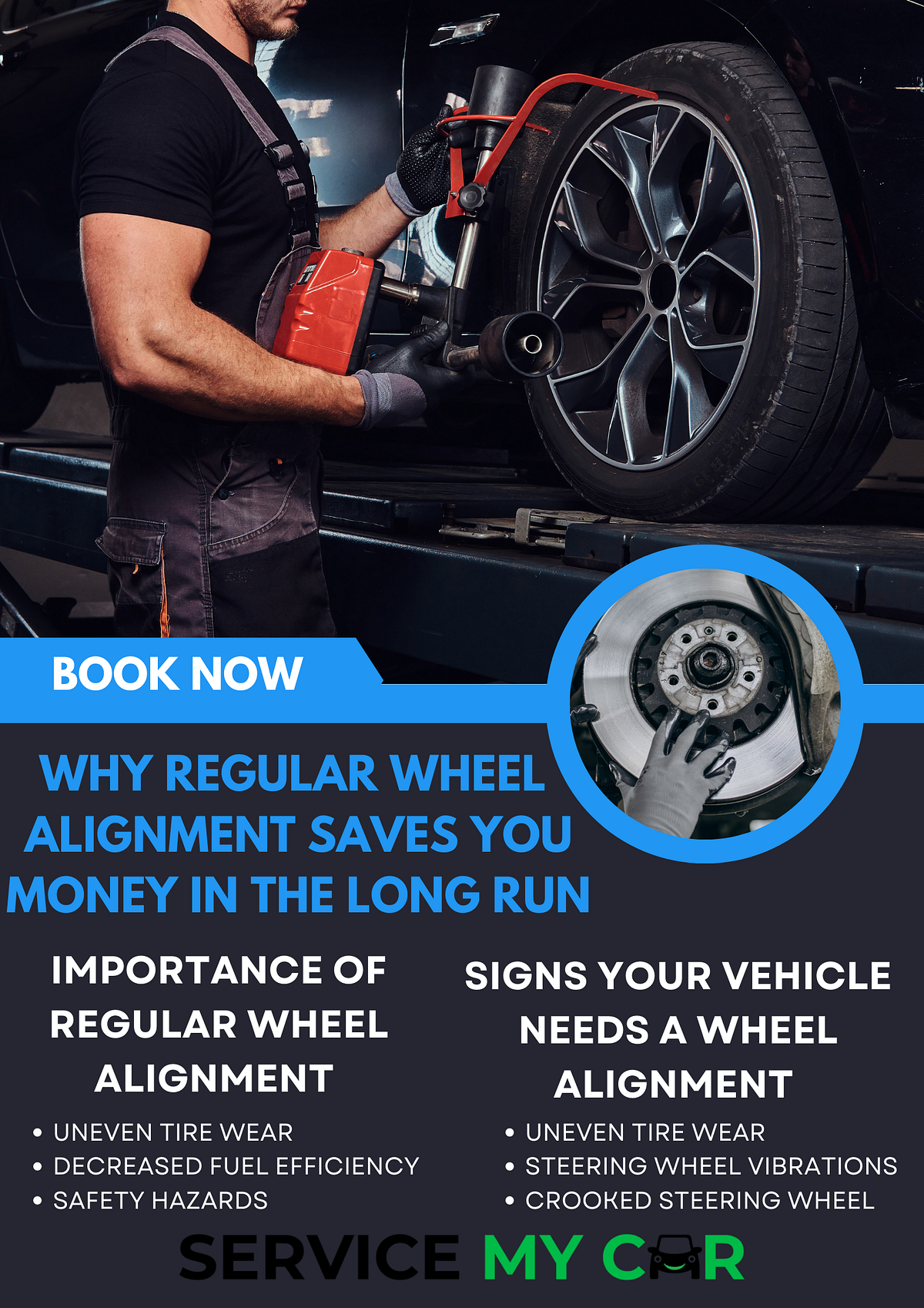 Why Regular Wheel Alignment Saves You Money in the Long Run - Service My Car