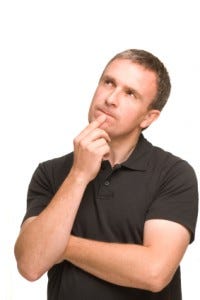 man thinking