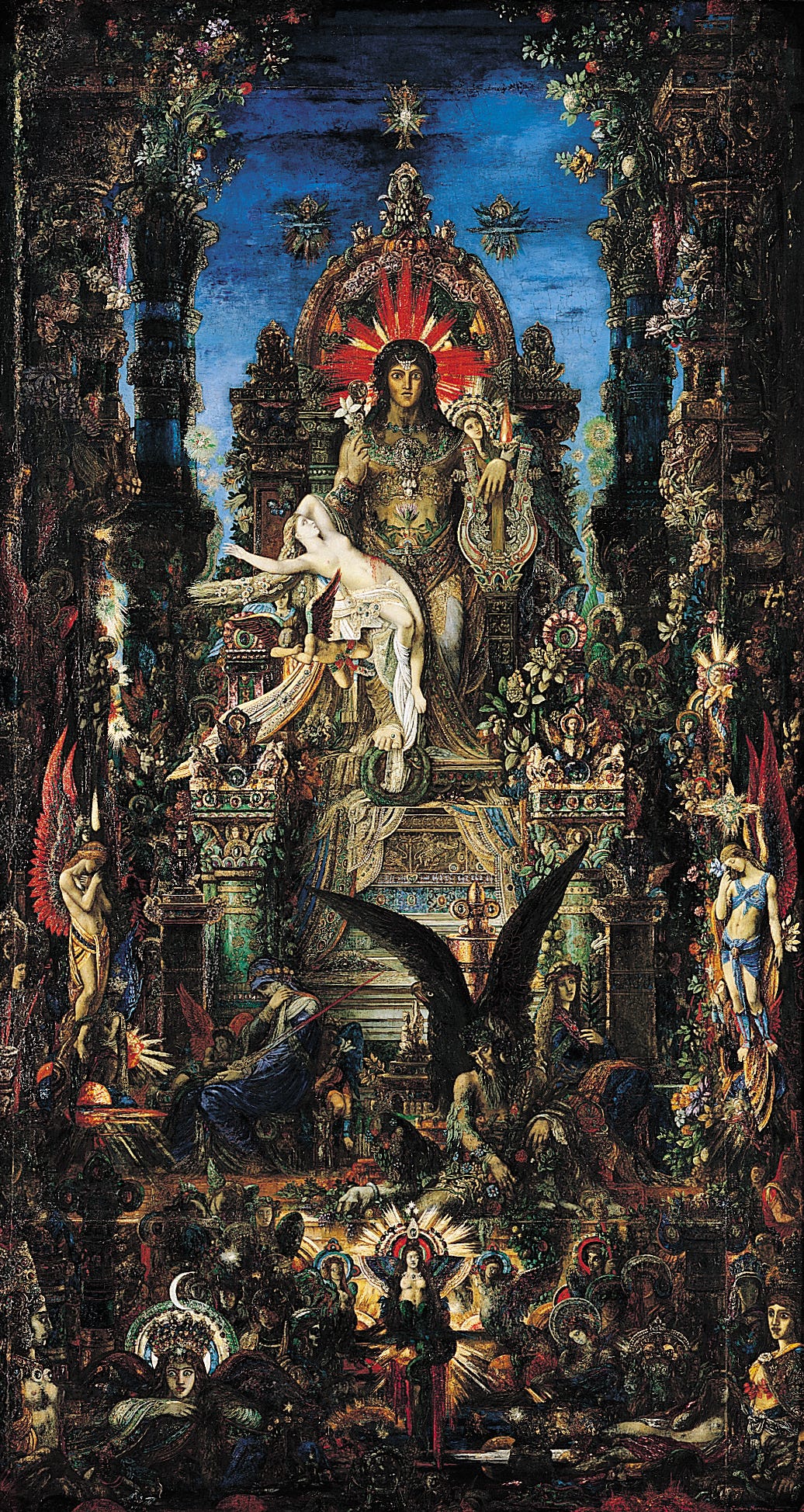 Gustav Moreau's Jupiter and semele—the cover to the US EDition of '2666'