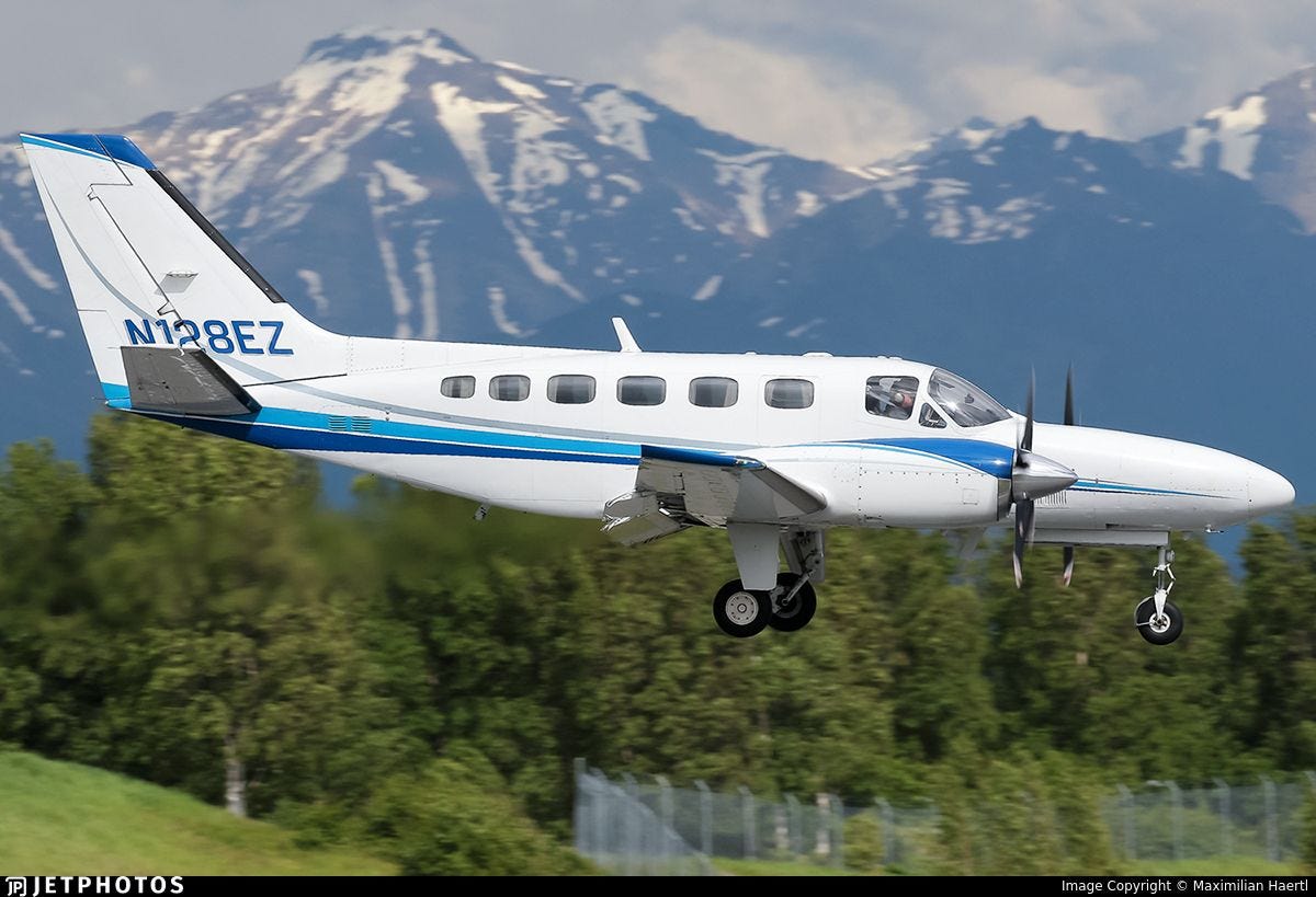 Eight People Killed After Cessna 441 Crashes Near Remote Alaska Radar