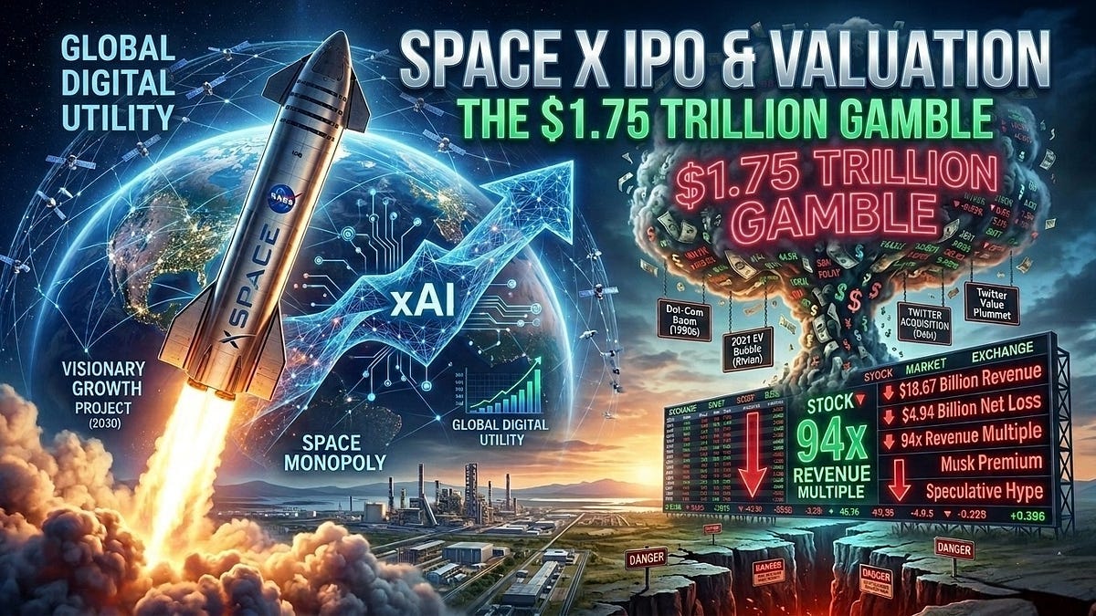 The $1.75 Trillion Space X & AI Gamble The $1.75 Trillion Space X & AI Gamble