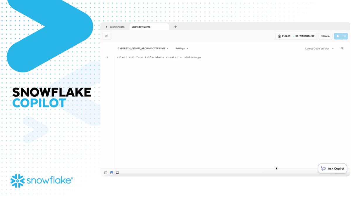 Snowflake Copilot, a breakthrough AI-powered SQL Assistant