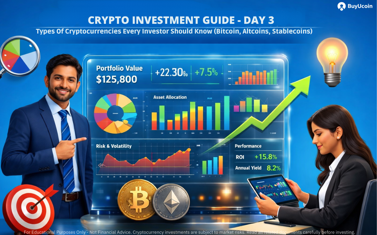 Types Of Cryptocurrencies Every Investor Should Know (Bitcoin, Altcoins, Stablecoins)
