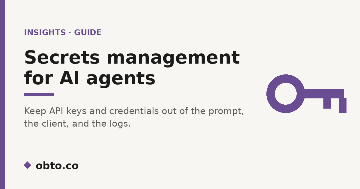 Your AI Agent Should Never Hold Its Own Keys
