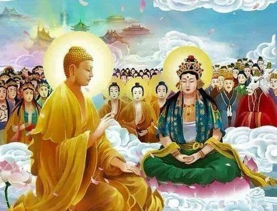 The world of the Buddha, Bodhisattva, and Arahant.
