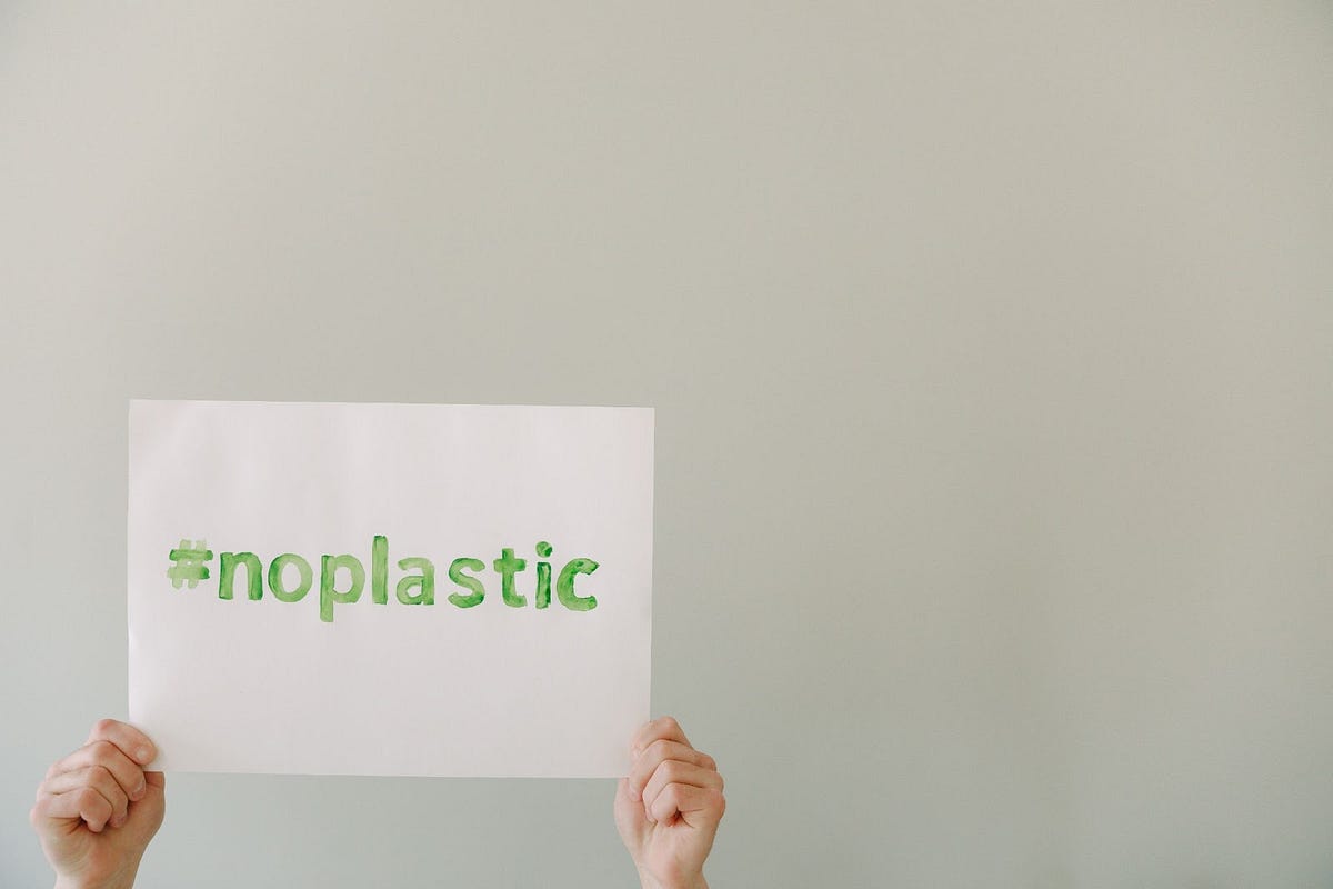 #noplastic for corporate responsibility