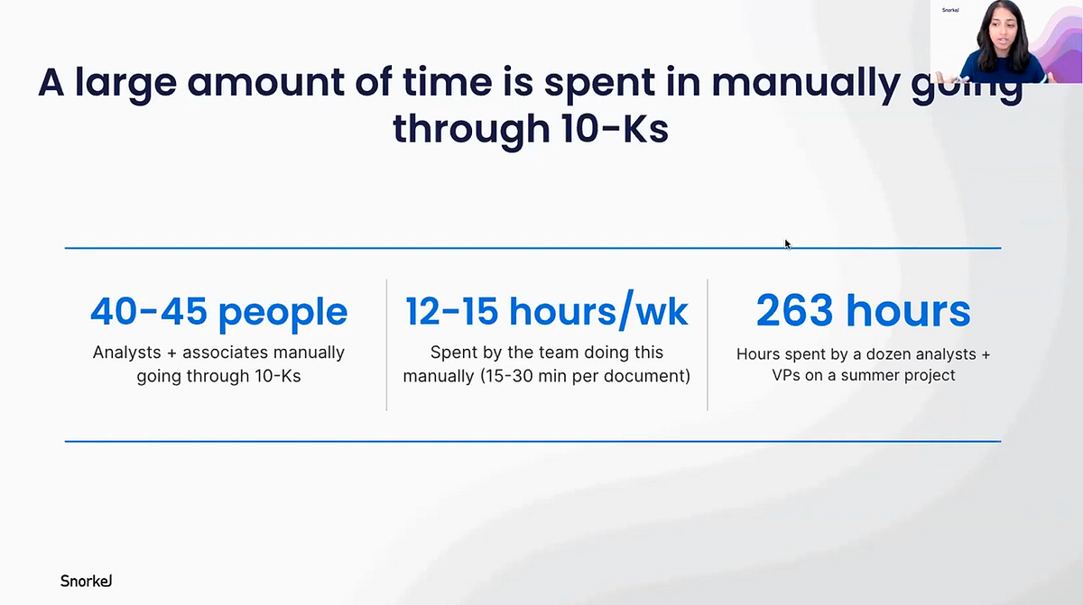 10-Ks information extraction case studies