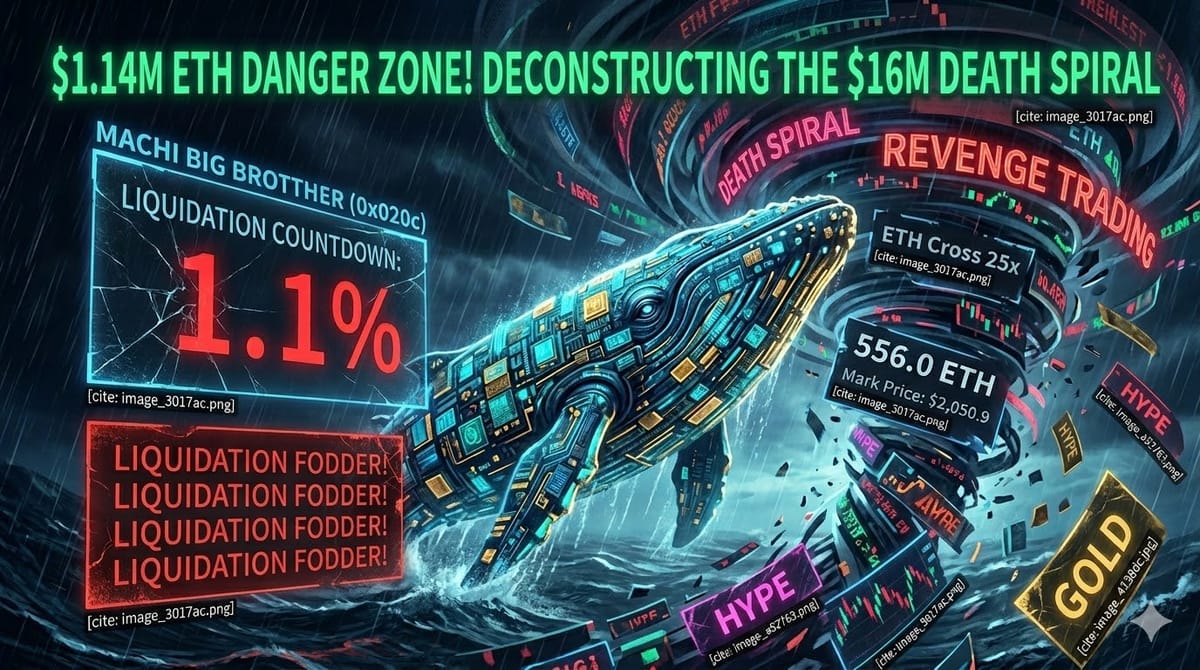The $16M Death Spiral! Deconstructing Machi Big Brother’s $1.14M ETH “Revenge Trade”