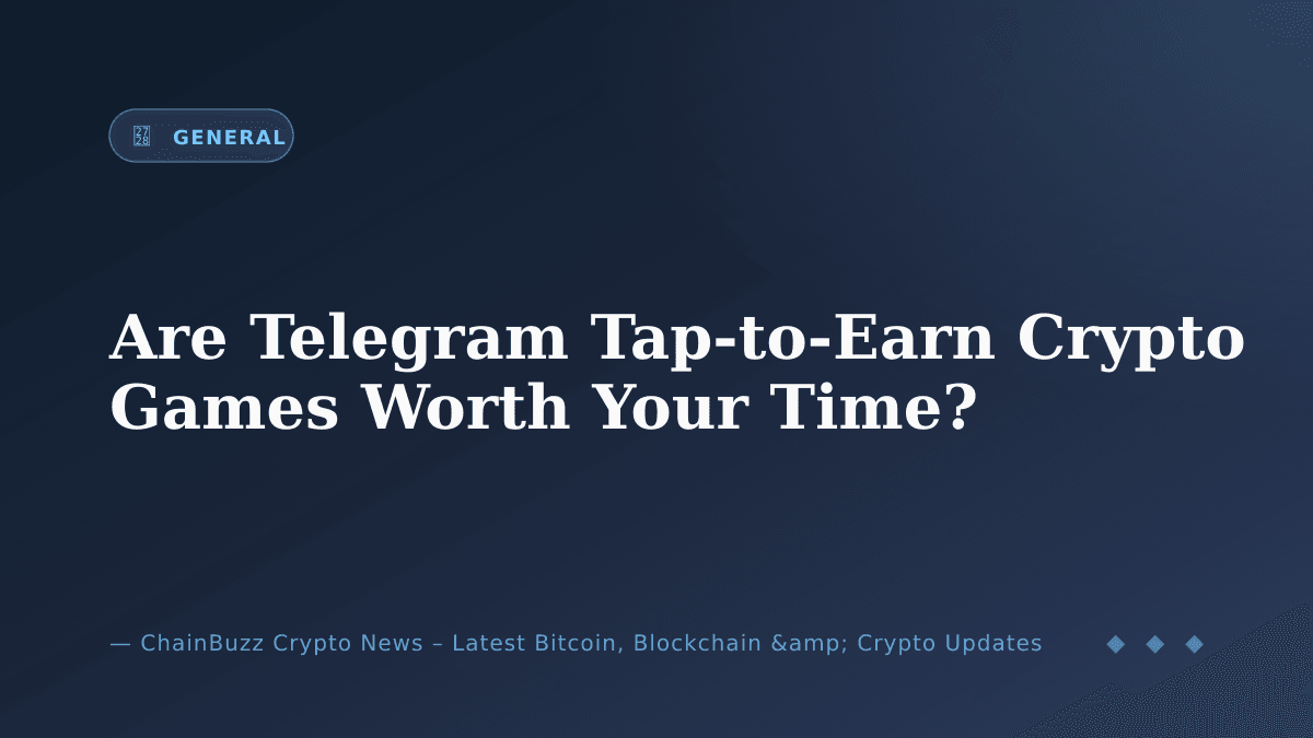 Are Telegram Tap-to-Earn Crypto Games Worth Your Time?