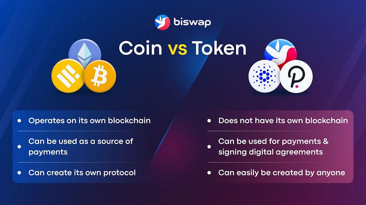 Coins Vs Tokens - How-To Not Mistake The Difference