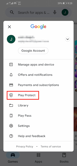 Disabling PlayProtect