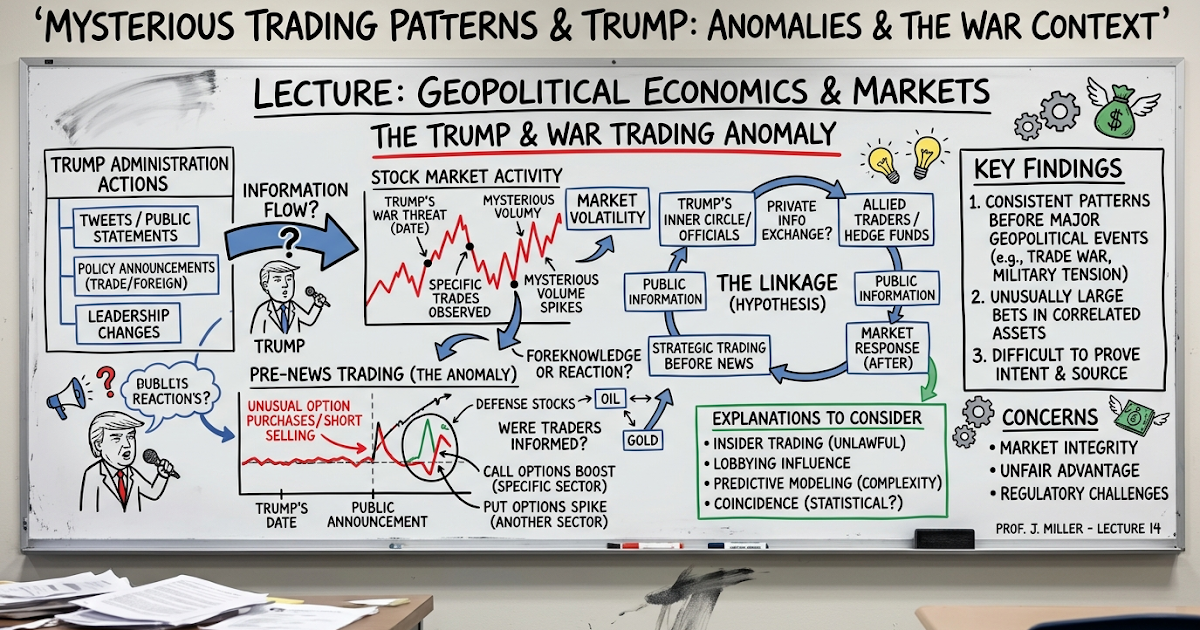 The $580 Million Bet: Mysterious Trading Patterns Follow Trump Into War & “Friday Night” Signal