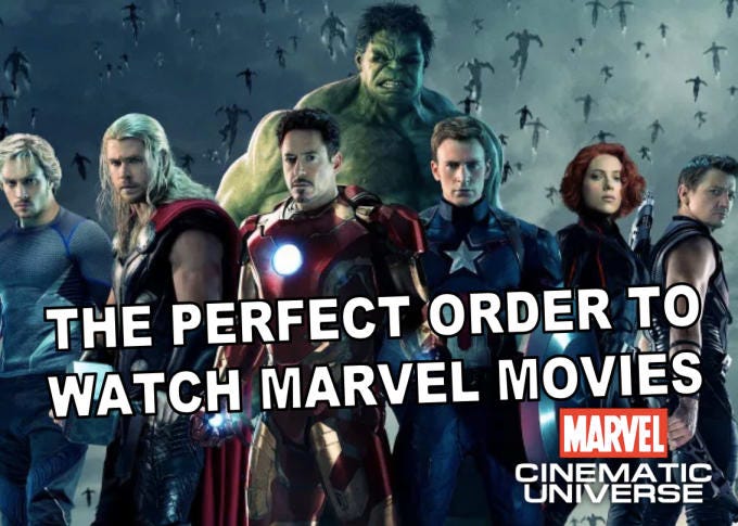 The Perfect Order to Watch the Marvel Cinematic Universe ...