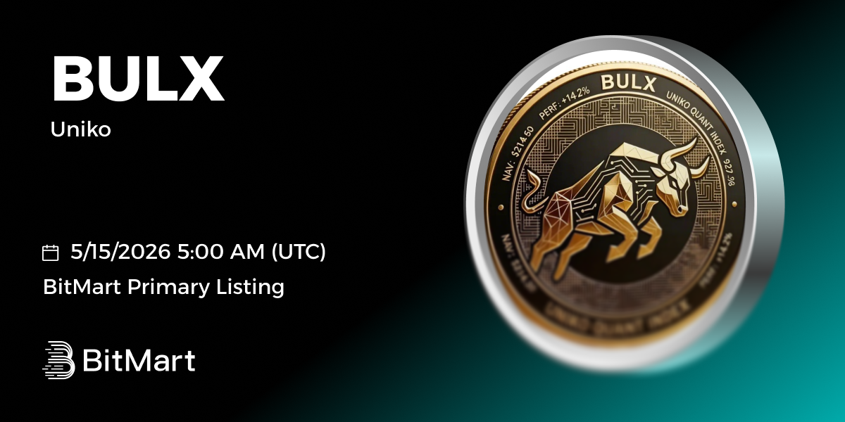 Uniko (BULX), Listed on BitMart Exchange