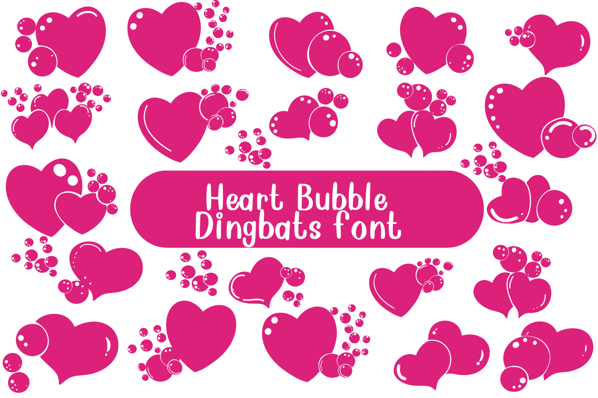 Heart Bubble Font