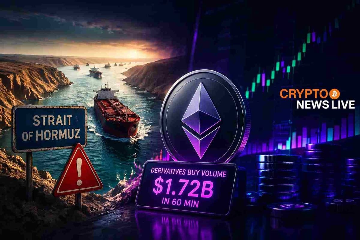 Iran’s Blockade Warning Triggered a $1.72B ETH Squeeze in One Hour