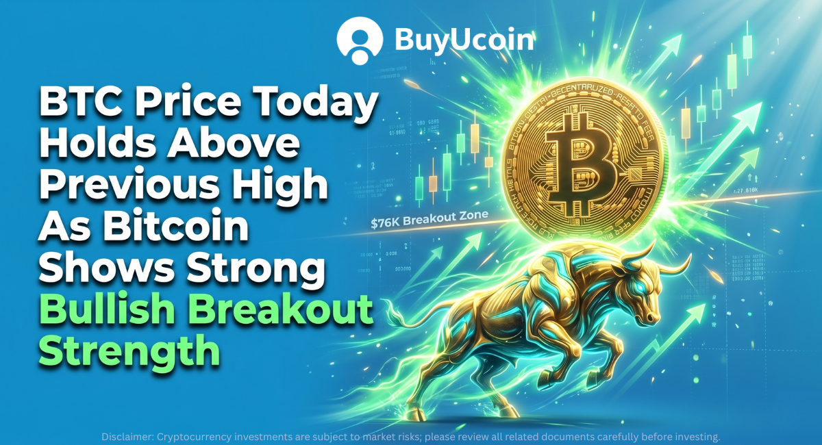 BTC Price Today Holds Above Previous High As Bitcoin Shows Strong Bullish Strength
