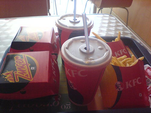The KFC tray