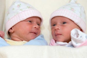 People - Twin Premies Sleeping