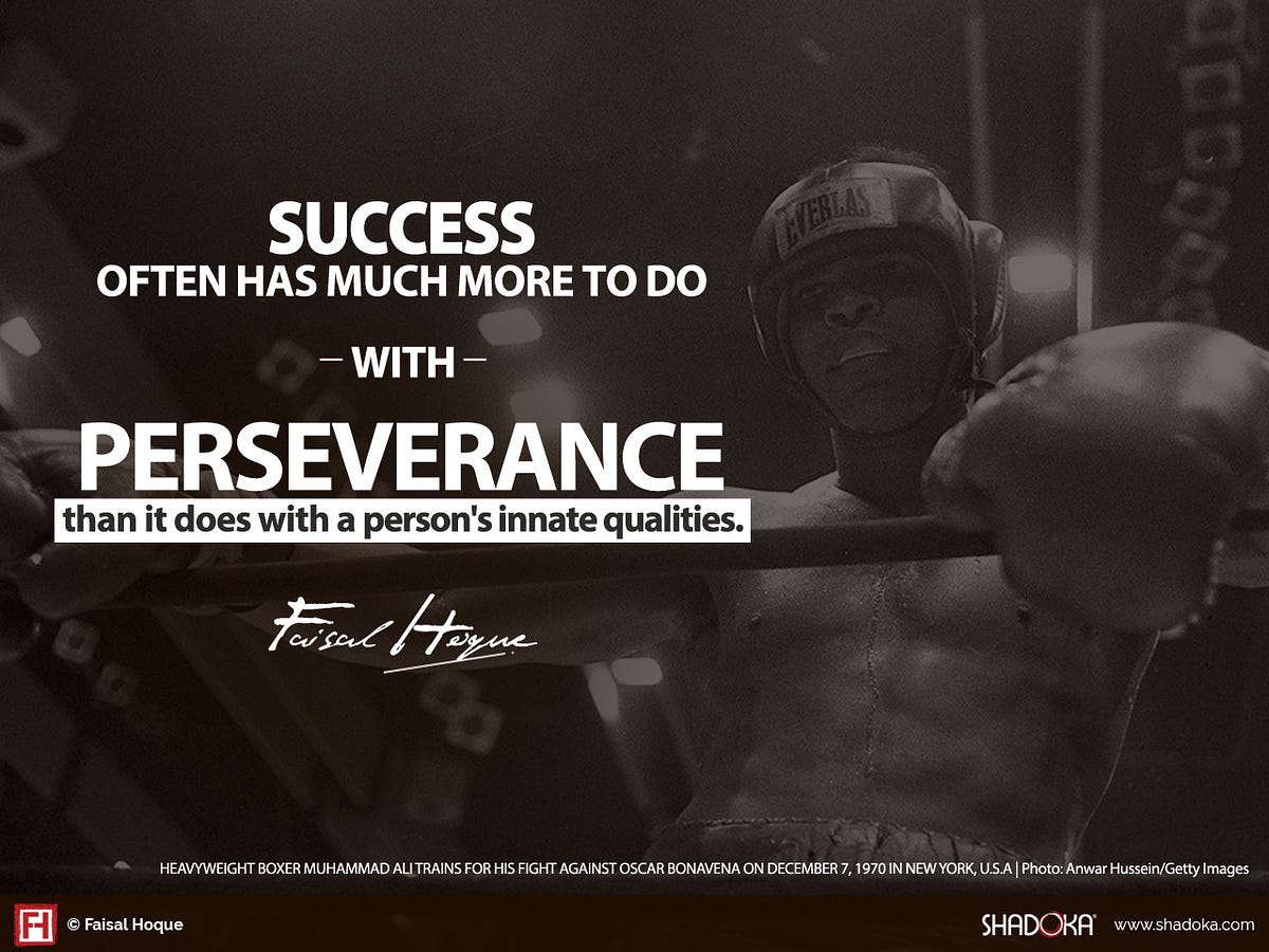 What Highly Successful People Know About Perseverance