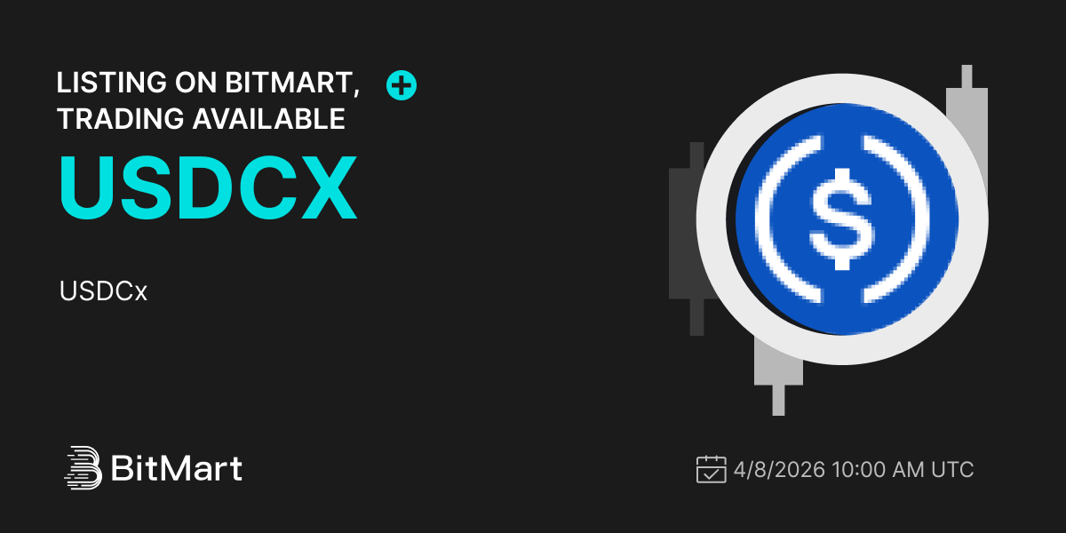 USDCx (USDCX), Listed on BitMart Exchange