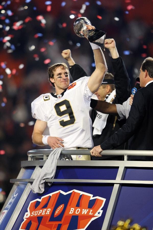 drew brees super bowl xliv