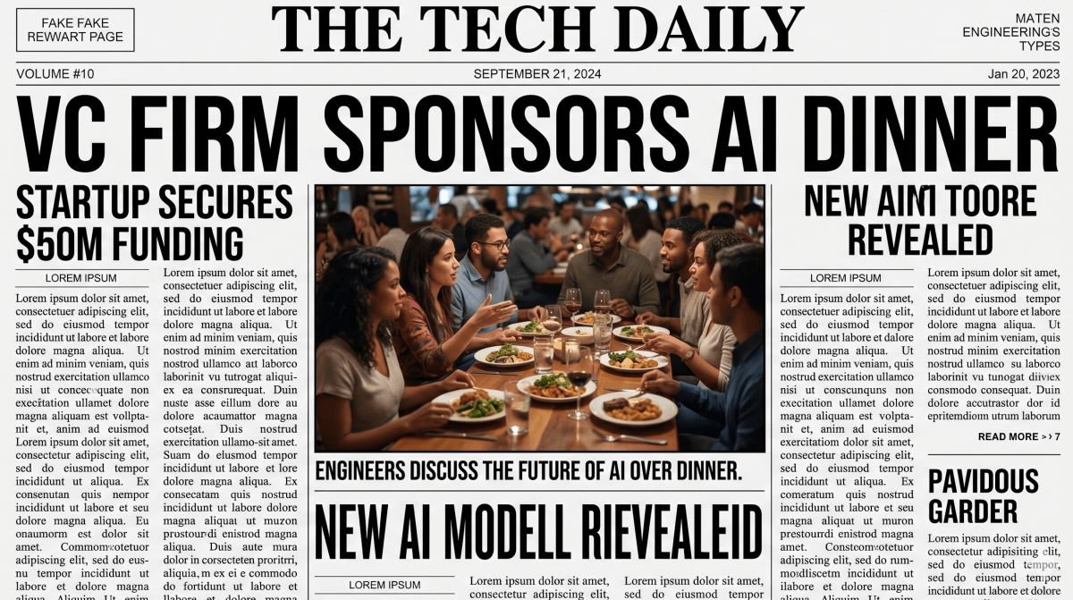 At AI Dinners, You Can Leave Before Dessert. And Other Rules for IRL IS BACK Networking