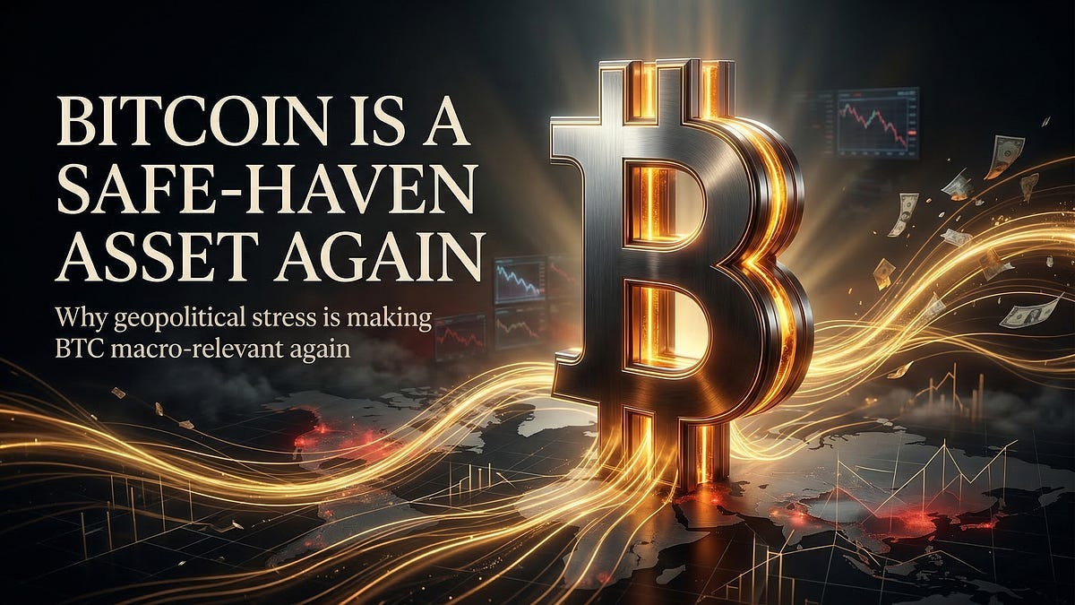 Bitcoin Is a Safe-Haven Asset Again