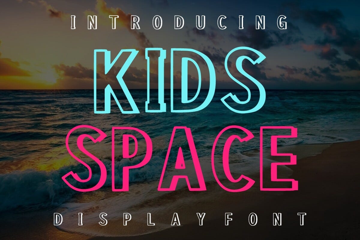 Discover the Fun and Friendly Kids Space Font