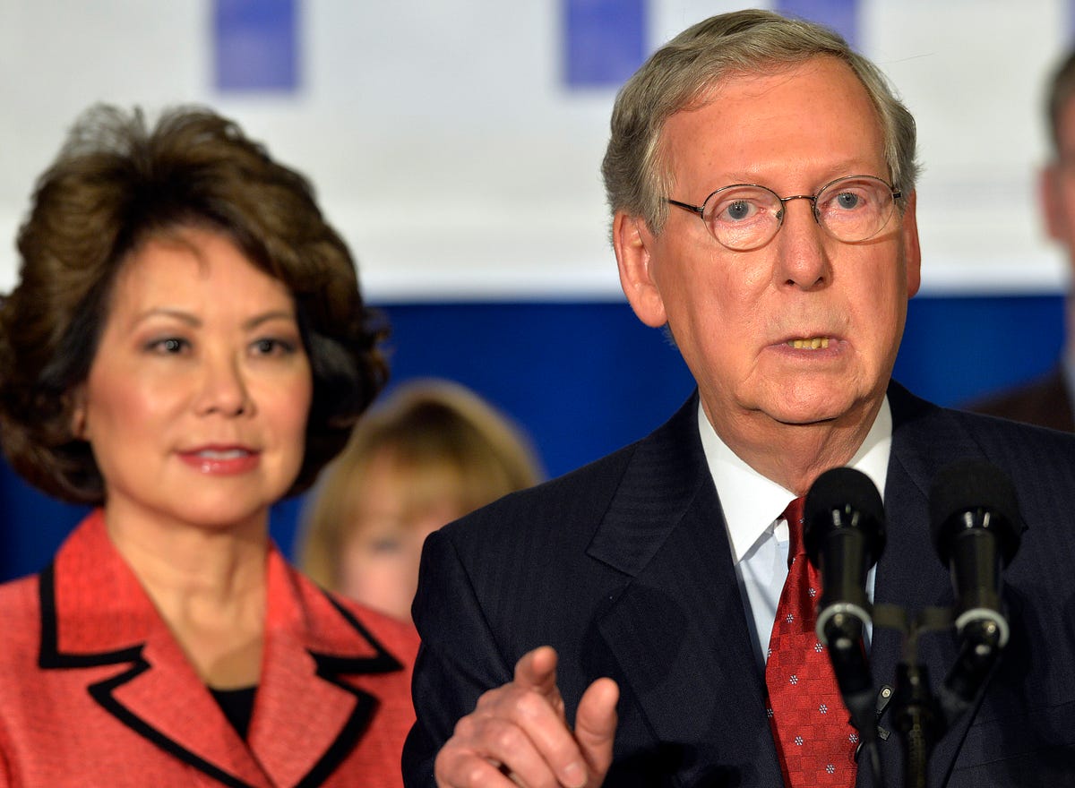 Elaine Chao, Wife Of Mitch McConnell, Committed To Ending ...