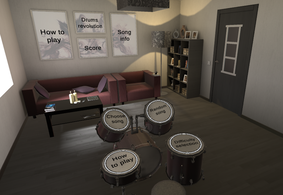 Drums Revolution, my Rhythm 3D VR game for applying to the Upload VR
