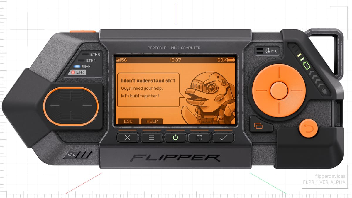 Flipper One Is an Open Linux Cyberdeck, Not a Flipper Zero Sequel