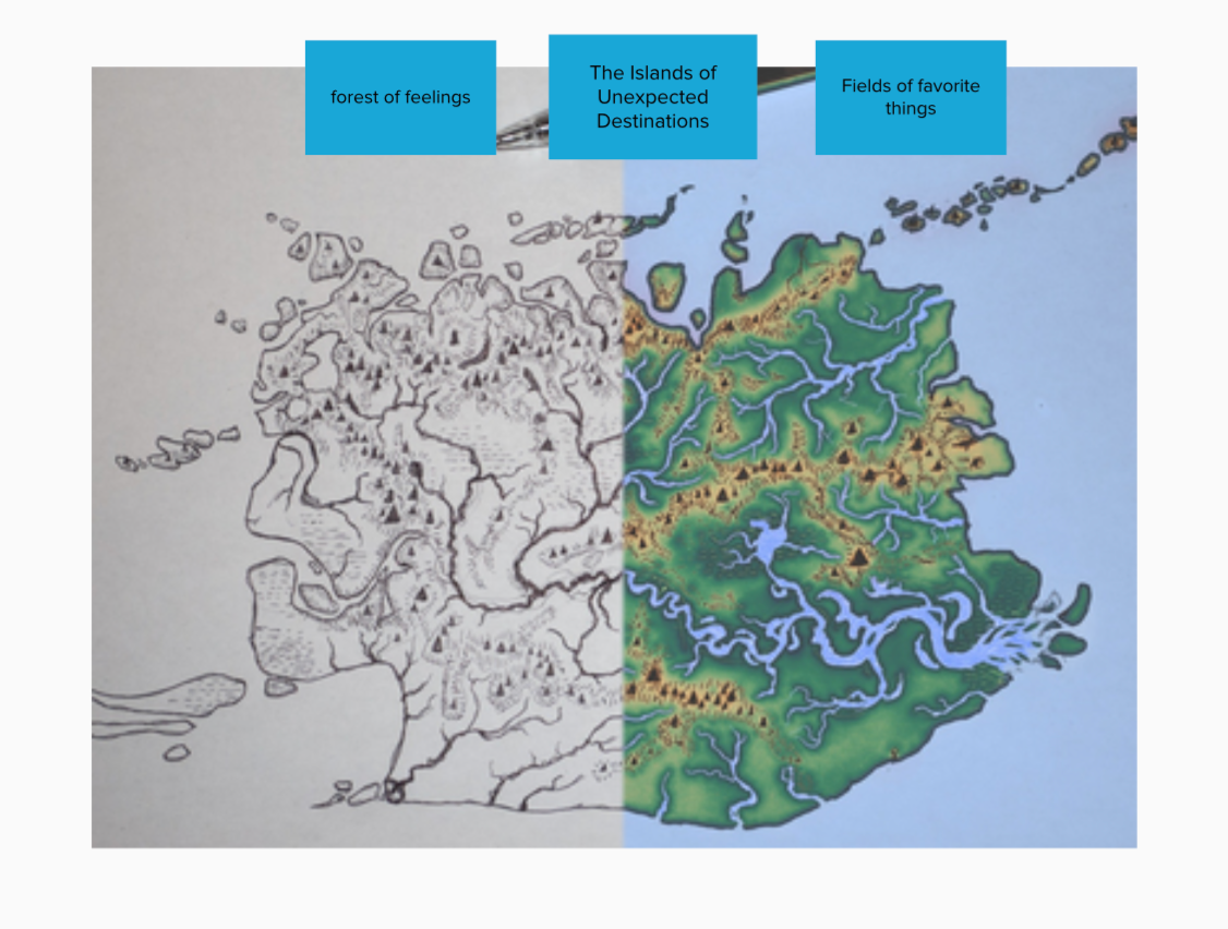 Using wondrous maps for on-boarding & wayfinding: Speculative design methods part 1